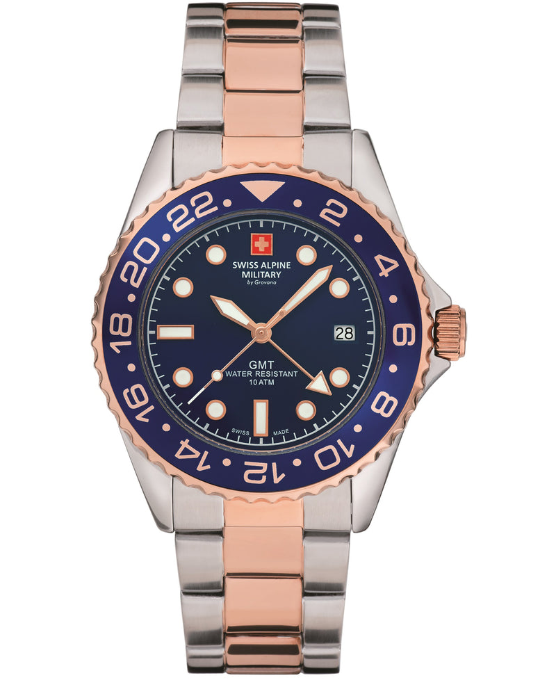 Swiss Alpine Military by Grovana Master Diver GMT - 7052.1155SAM